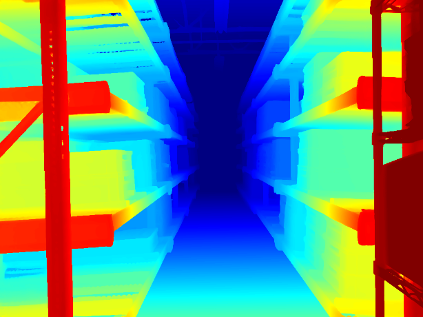 Disparity estimated from FoundationStereo